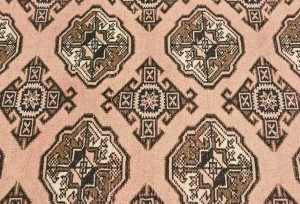 Antique Muted Salmon 3X9 Distressed Vintage Oriental Runner Rug