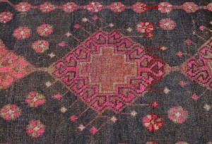 Antique Muted Tribal 4X9 Distressed Vintage Oriental Runner Rug