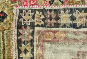 Antique Muted Beige Tribal 5X8 Distressed Vintage Oriental Rug