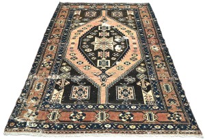 Antique Muted Tribal 5X8 Distressed Vintage Oriental Rug