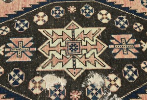 Antique Muted Tribal 5X8 Distressed Vintage Oriental Rug