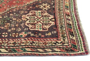 Antique Muted Tribal 5'4X7'7 Distressed Vintage Oriental Rug
