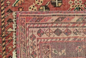Antique Muted Tribal 5'4X7'7 Distressed Vintage Oriental Rug