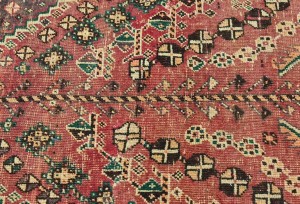Antique Muted Tribal 5'4X7'7 Distressed Vintage Oriental Rug