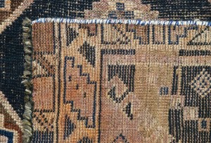 Antique Muted Tribal 4X9 Distressed Vintage Oriental Runner Rug