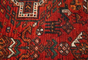 Antique Muted Tribal 6X10 Distressed Vintage Oriental Rug