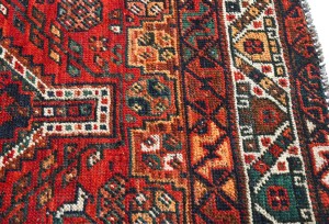 Antique Muted Tribal 6X10 Distressed Vintage Oriental Rug