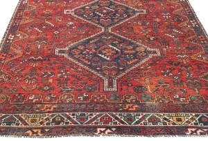 Antique Muted Tribal 6X10 Distressed Vintage Oriental Rug