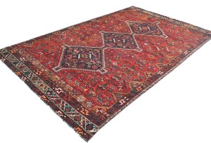Antique Muted Tribal 6X10 Distressed Vintage Oriental Rug