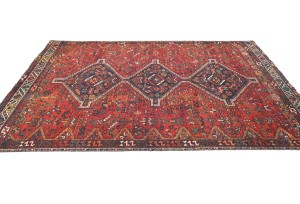 Antique Muted Tribal 6X10 Distressed Vintage Oriental Rug