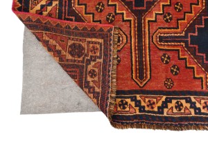 Vintage Tribal Red 4X8 Shiraz Persian Rug