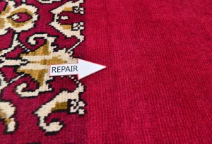 Vintage Fuchsia Rose Classic 2'9X19 Tabriz Persian Runner Rug