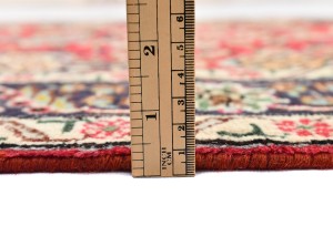 Vintage Red Traditional 3X16 Tabriz Persian Runner Rug