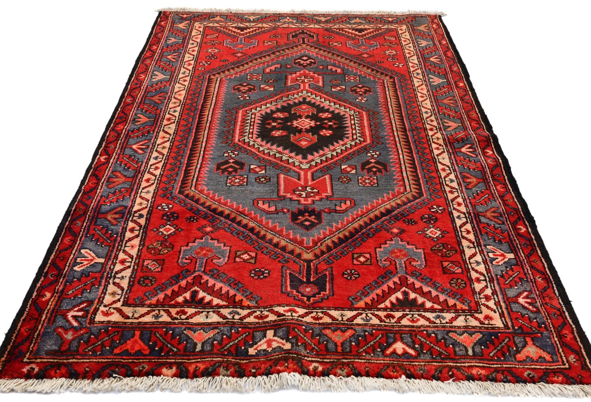 Persian Hand-knotted Tribal Hamadan Wool Rug (4'4 x 6'3) - Herat Oriental  Rugs