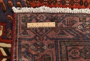 Antique Geometric Tribal 4X6'7 Hamedan Persian Rug