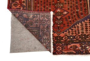 Antique Geometric Tribal 4X6'7 Hamedan Persian Rug