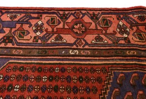 Antique Geometric Tribal 4X6'7 Hamedan Persian Rug