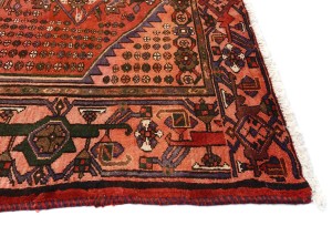 Antique Geometric Tribal 4X6'7 Hamedan Persian Rug