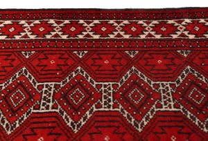 Antique Red Tribal 4X6'5 Balouch Persian Rug