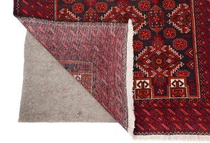 Vintage Red Tribal 3'6X6'7 Balouch Persian Rug