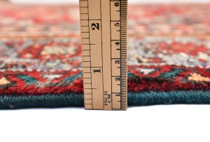 Vintage Tribal Geometric 3'7X5'2 Bidjar Persian Rug