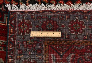Vintage Tribal Geometric 3'7X5'2 Bidjar Persian Rug