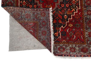 Vintage Tribal Geometric 3'7X5'2 Bidjar Persian Rug