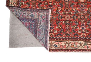 Vintage Tribal Red 5X13 Hamedan Persian Runner Rug