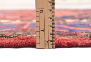 Vintage Tribal Geometric 4X7 Hamedan Persian Rug