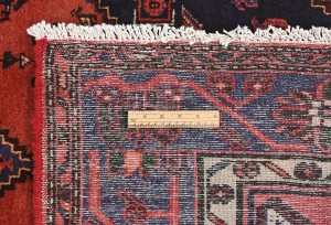 Vintage Tribal Geometric 4X7 Hamedan Persian Rug