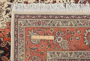 Vintage Cream Traditional 5X7 Tabriz Persian Rug