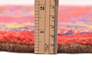 Vintage Tribal Geometric 3'7X6'9 Viss Persian Rug