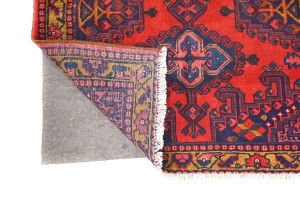 Vintage Tribal Geometric 3'7X6'9 Viss Persian Rug