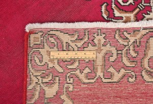 Semi Antique Fuchsia Rose Classic 2'5X15'5 Tabriz Persian Runner Rug