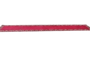 Semi Antique Fuchsia Rose Classic 2'5X15'5 Tabriz Persian Runner Rug