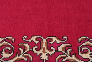 Semi Antique Fuchsia Rose Classic 2'5X15'5 Tabriz Persian Runner Rug