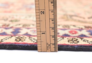 Vintage Pale Pink Tribal 2'4X9'2 Karajeh Persian Runner Rug