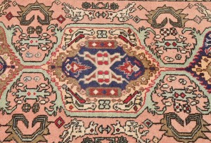 Vintage Pale Pink Tribal 2'4X9'2 Karajeh Persian Runner Rug