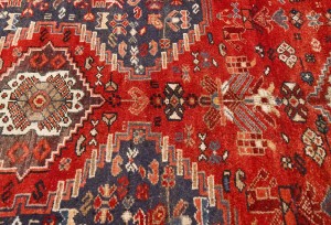 Semi Antique Red Tribal 4X10 Hamedan Persian Runner Rug
