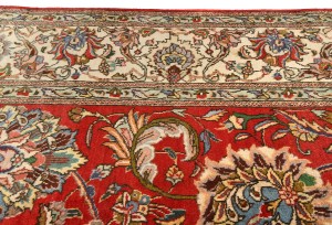 Vintage Red Traditional 10X12'6 Tabriz Persian Rug