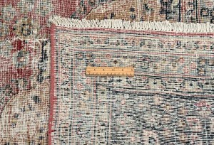 Antique Muted Floral 8X11 Distressed Vintage Oriental Rug