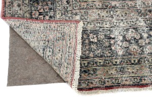Antique Muted Floral 8X11 Distressed Vintage Oriental Rug