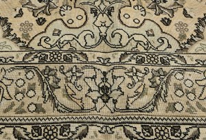 Antique Muted Floral 6'4X9'6 Distressed Vintage Oriental Rug