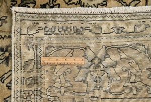 Antique Muted Floral 6'4X9'6 Distressed Vintage Oriental Rug