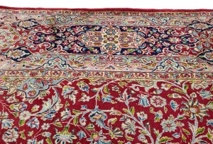 Vintage Traditional Floral 9'7X13'6 Kerman Persian Rug
