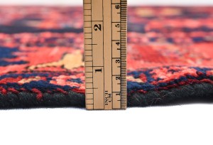Vintage Red Tribal Floral 4X7 Hamedan Persian Rug