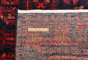 Vintage Red Tribal Floral 4X7 Hamedan Persian Rug
