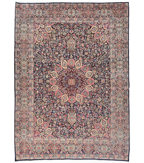 Vintage Traditional Floral 10X13 Kerman Persian Rug