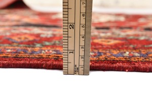 Vintage Floral Red 4X6'6 Gholtogh Persian Rug