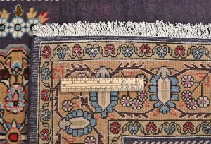 Vintage Plum Floral 3X5 Shahreza Persian Rug
